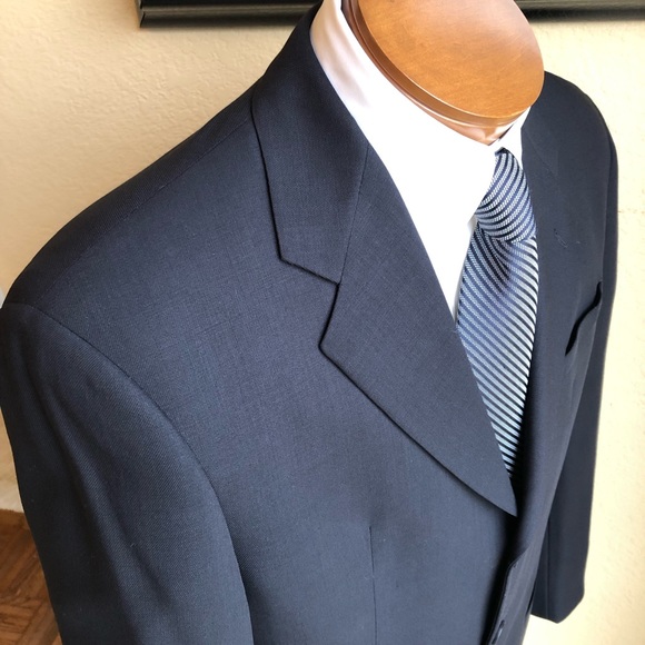 Giorgio Armani Other - Maní (Armani) Italian Wool 2 Piece Black Suit 40R